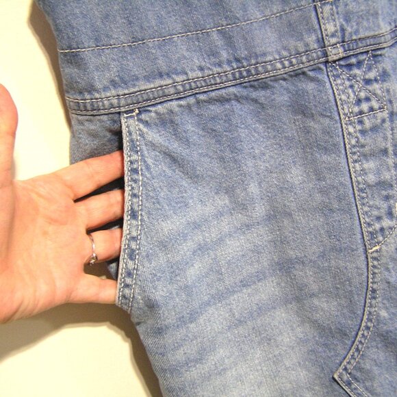 Free People Blue Denim Mini Dress - Picture 7 of 12